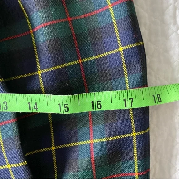 Vintage Escada Wool Plaid Pants - Picture 10 of 10